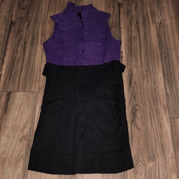 Rachael G. Black and Purple Sleeveless Summer Dress, Size S and M - Picture 8 of 12